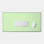 Pastel Green Tea Leaf Solid Farbe Schreibtischunterlage (Tastatur & Maus)