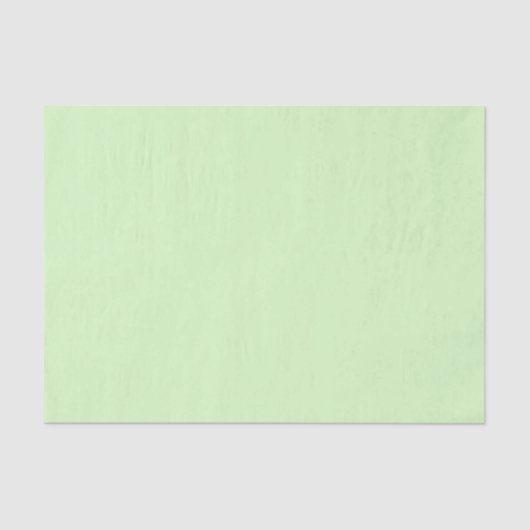 Pastel Green Tea Leaf Solid Farbe Seidenpapier (Vorderseite)
