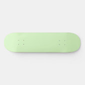 Pastel Green Tea Leaf Solid Farbe Skateboard (Horizontal)