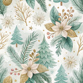 Pastel Green und Gold Napkins Luxe Weihnachten Serviette