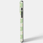 Pastel Green Vintag Floral Individuelle Name Cover (Rückseite / Links)