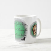 Pastel Green Watercolor Golden Retriever Custom Kaffeetasse (VorderseiteRechts)