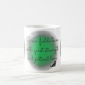 Pastel Green Watercolor Golden Retriever Custom Kaffeetasse (Mittel)
