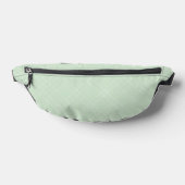 PASTEL GREEN & WHITE DIN KARIERT PATTERN BAUCHTASCHE (Ablage )