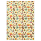 Pastel Groove Tablecloth 60s Style Dining Flair Tischdecke (Vorderseite)