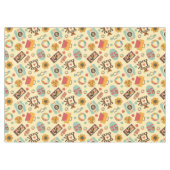 Pastel-Groove-Tischdecke im Stil der 60er Jahre Es Tischdecke (Vorderseite (Horizontal))