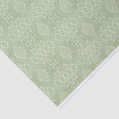 PASTEL GRÜNE PATTER INTRICATE SEIDENPAPIER (Ausschnitt)