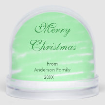 Pastel grüne Wasserfarbe fröhliche Weihnachten mod