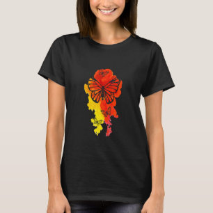 Pastel Grunge Monarch Butterfly 2 T-Shirt