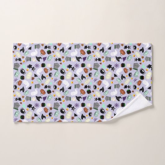 Pastel Halloween Badhandtuch Set (Handtuch)