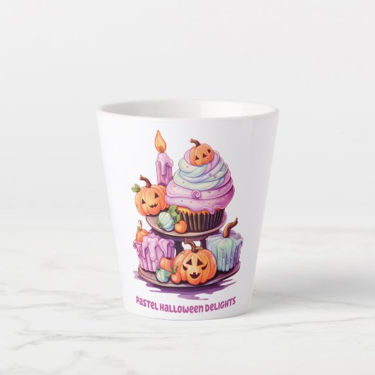 Pastel Halloween Delights Milchtasse (Vorderseite)