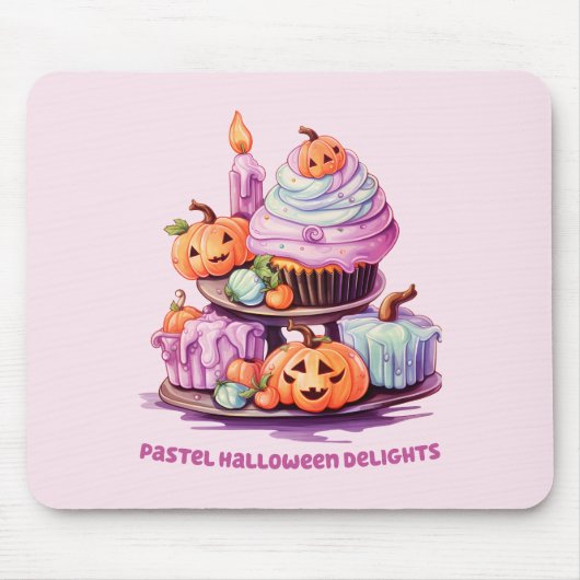 Pastel Halloween Delights Mousepad (Vorne)