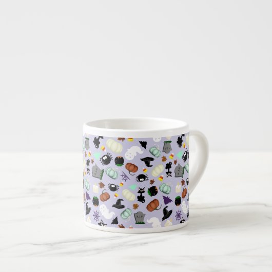 Pastel Halloween Espressotasse (Vorderseite Rechts)