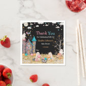 Pastel Halloween Gender Reveal Baby Shower Serviette (Beispiel)