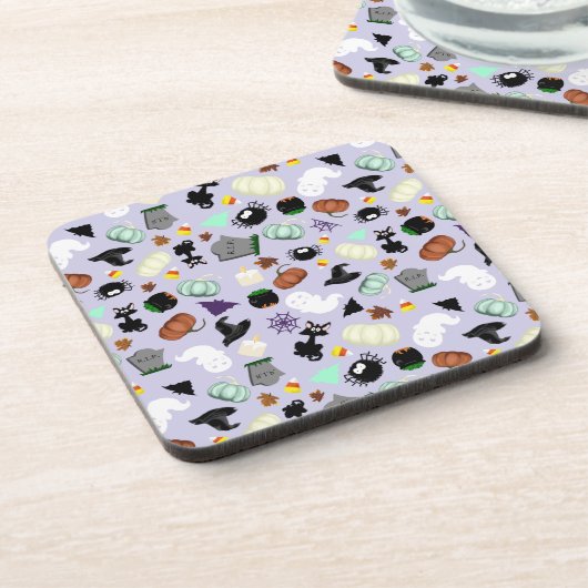 Pastel Halloween Getränkeuntersetzer (Linke Seite)