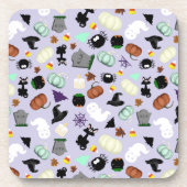 Pastel Halloween Getränkeuntersetzer (Vorderseite)