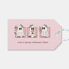 Pastel Halloween Gift Tags - Niedlich & Spooky Vie Geschenkanhänger