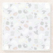 Pastel Halloween Glasuntersetzer (Rückseite)