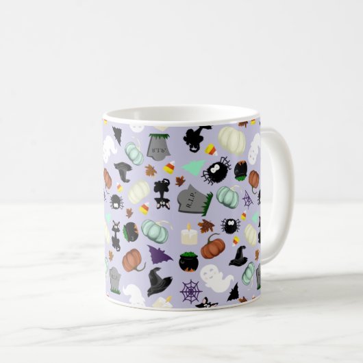 Pastel Halloween Kaffeetasse (VorderseiteRechts)