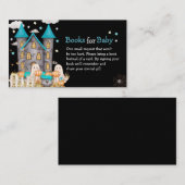 Pastel Halloween Little Boo Boy Baby Dusche Begleitkarte (Vorne/Hinten)