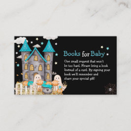 Pastel Halloween Little Boo Boy Baby Dusche Begleitkarte