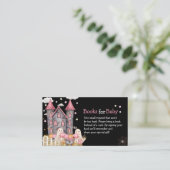 Pastel Halloween Little Boo Girl Babydusche Begleitkarte (Stehend Vorderseite)