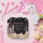 Pastel Halloween Little Boo Girl Babydusche Pappteller (Party)