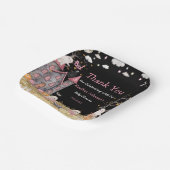 Pastel Halloween Little Boo Girl Babydusche Pappteller (Gewinkelt)