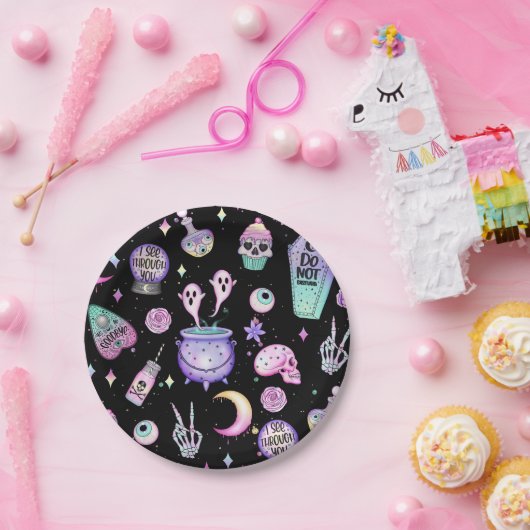 Pastel Halloween Paper Tellers Pappteller (Party)