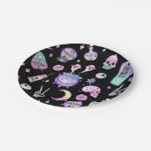 Pastel Halloween Paper Tellers Pappteller (Schrägansicht)