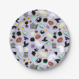 Pastel Halloween Pappteller