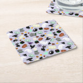 Pastel Halloween Rechteckiger Pappuntersetzer (angewinkelt)