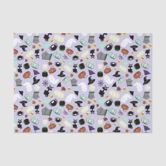 Pastel Halloween Seidenpapier (Vorderseite)