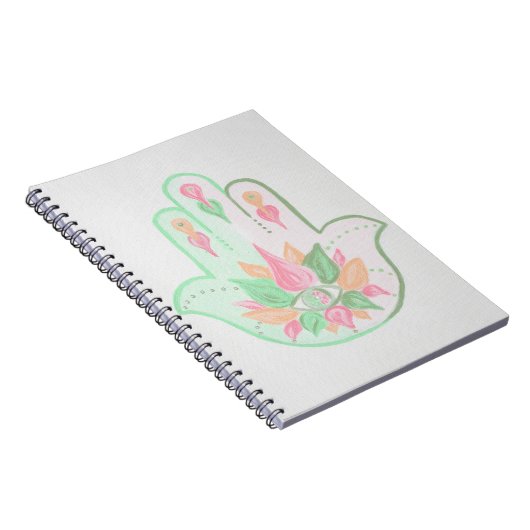 Pastel Hamsa-Notebook Notizblock (Rechte Seite)