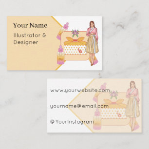 Pastel Hanbok & Vanille-Honeyserum Visitenkarte