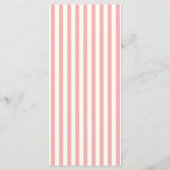 Pastel Handwriting Pinky Green Retro Hochzeit Menükarte (Rückseite)