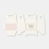 Pastel Handwriting Retro Wedding Geschenkschachtel (Ungefaltet)