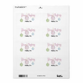 Pastel Hanging Weihnachtsschmuck Papiername Markie (Vorne)