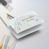 Pastel Happy Cat Business Card Visitenkarte