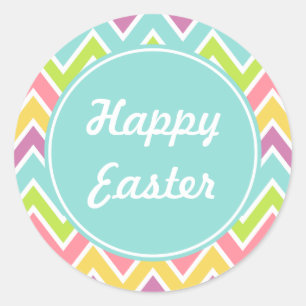 Pastel Happy Oaster Stickers