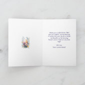 Pastel Happy Osterbunnies und Eier Feiertagskarte (Innenseite)