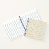 Pastel Happy Teeth Pattern Notizblock (Innenseite)