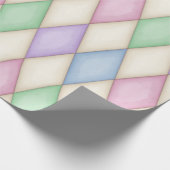 Pastel Harlequin Mittelalterliche Messe (groß) Geschenkpapier (Ecke)