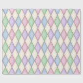 Pastel Harlequin Mittelalterliche Messe (mittlerer Geschenkpapier (Flach)