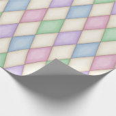 Pastel Harlequin Mittelalterliche Messe (mittlerer Geschenkpapier (Ecke)