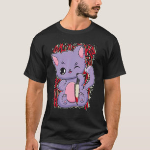Pastel hat eine Katze mit Magic Dagger für Yandere T-Shirt