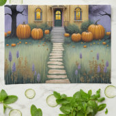 Pastel Haunt Geschirrtuch (Gefaltet)