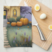 Pastel Haunt Geschirrtuch (Viertel Falte)