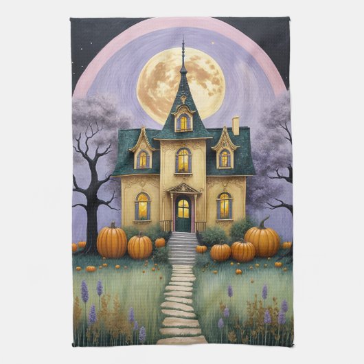 Pastel Haunt Geschirrtuch (Vertikal)