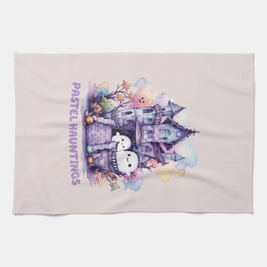 Pastel Hauntings Geschirrtuch (Horizontal)
